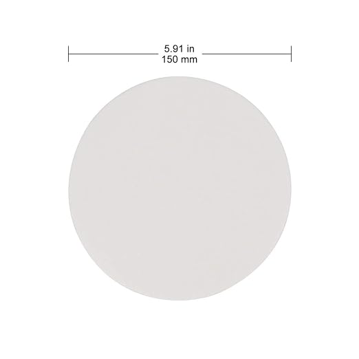 Labasics Qualitative Filter Paper Circles, 150 mm Diameter Cellulose Filter