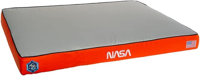 NASA Limited Edition Dog Bed by Wag | Extra Large, Astro Orange