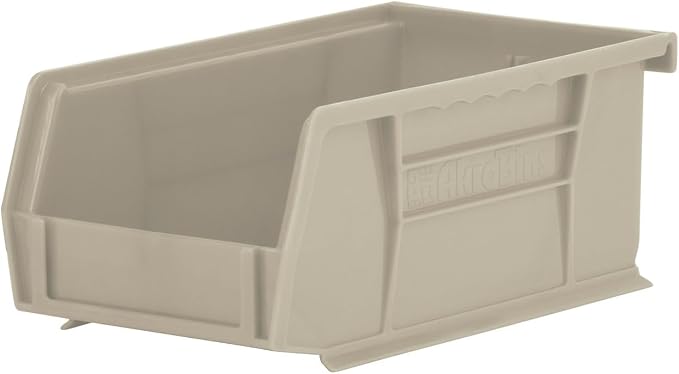Akro-Mils 30220 AkroBins Plastic Storage Bins, Space-Saving Stackable Bins