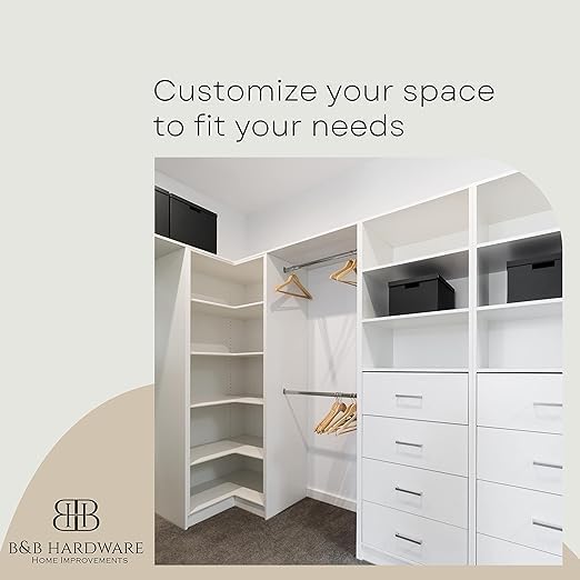 White Cabinet Shelves, Melamine 1/2'' Thick, Custom, Cut to Size. (10' Depth x 27'' Length)