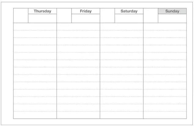 MARK'STYLE Undated Weekly Planner A6, 2-Pack – 58-Week Horizontal Pocket Size Scheduler with Monthly Overview & To-Do List for Desk, Office, or Study Use (Turquoise)
