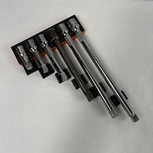 MagAttach Socket Extension Organizers (3 Piece Set, Orange/Black)