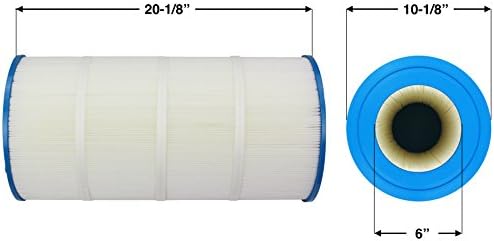PURELINE 120 Sq Ft Pool Replacement Cartridge Filter, Compatible with Jacuzzi Sherlock 120, SHER120