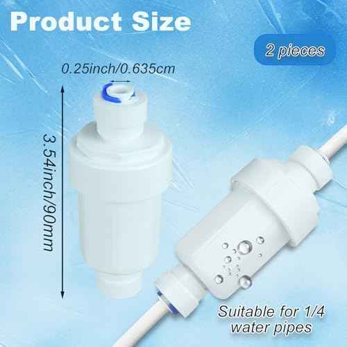Outdoor Misting System Water Filter 2 Pieces Calcium Inhibitor Filter