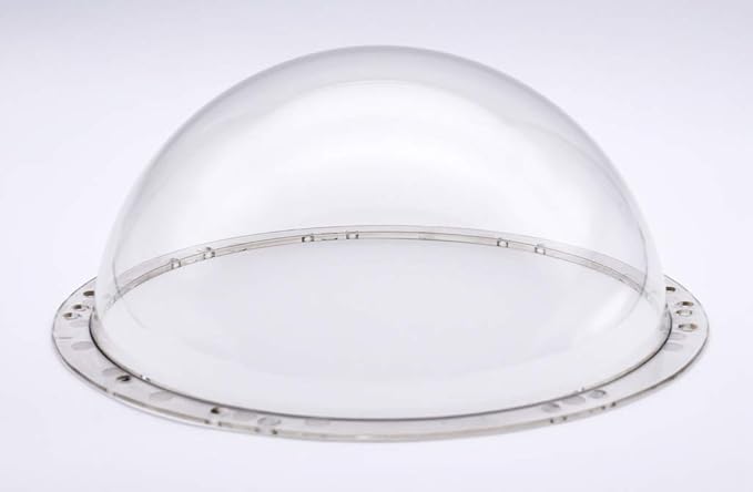 JMX 9 Inch Acrylic Indoor/Outdoor CCTV Clear Security Camera Dome Cover Camera Housing Fence Window for Pets