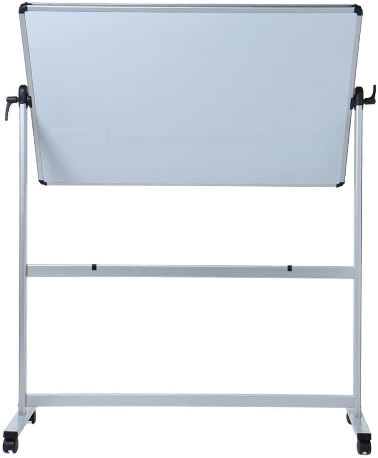 VIZ-PRO Double-Sided Magnetic Mobile Whiteboard, 96" x 48"