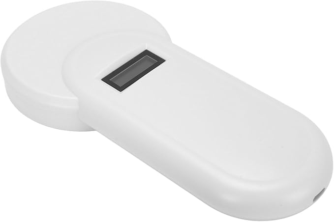 Handheld Animal Chip Reader, Rechargeable Pet Scanner with OLED Display for Dogs Cats Horses Pigs Cows Sheep, ISO11784 5 FDX B Compatible