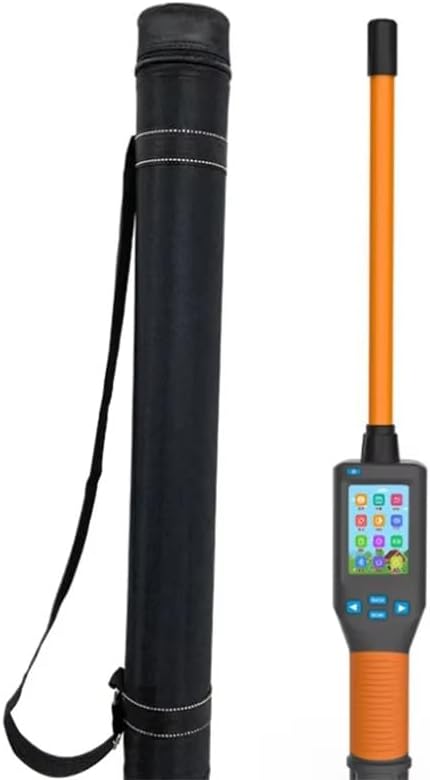 Pet Microchip Scanner ISO11784/85/FDX-B/EMID Animal Handheld Reader,134.2kHz Pet ID Scanner Rechargeable Animal Chip Registration, for Dog/Cat/Pig/Animal (A02-A Yellow Black)