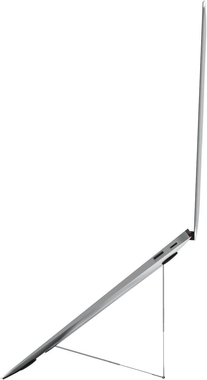 Invisible Laptop Stand, Stick-On 6-Level Riser for Mobile Work