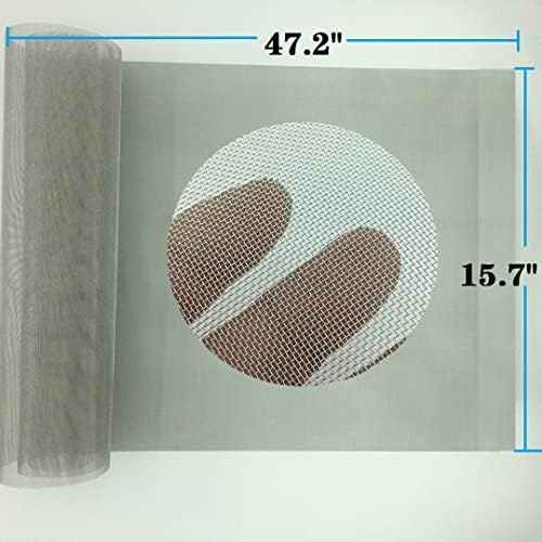 Stainless Steel #30Mesh -Size:15.7"x47.2"(40x120cm) SS304 Wire Mesh