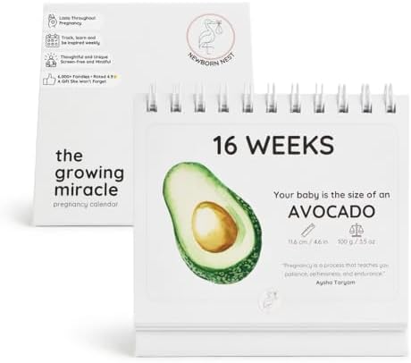 Pregnancy Calendar (Weeks 6–40) - Gift for Expecting Parents