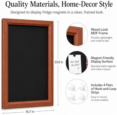 Magnet Board for Wall, 15.7" x 23.6" (Background Paper not Included)
