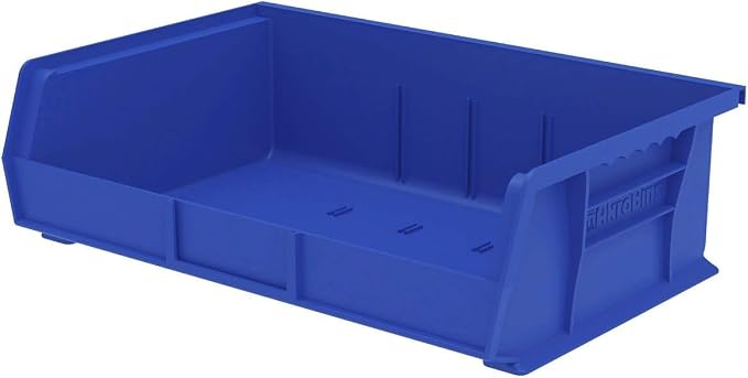 Akro-Mils 30255 AkroBins Plastic Storage Bins, Space-Saving Stackable Bins