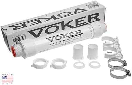 Voker Holding Tank Vent Filter New Installation Kit (1-1/2") - Made in the USA