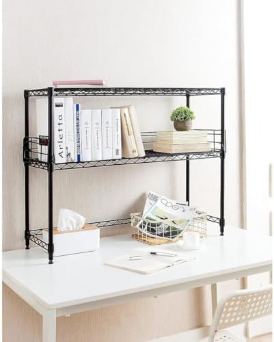 DormCo Suprima Desktop Carbon Steel Bookshelf - Gray