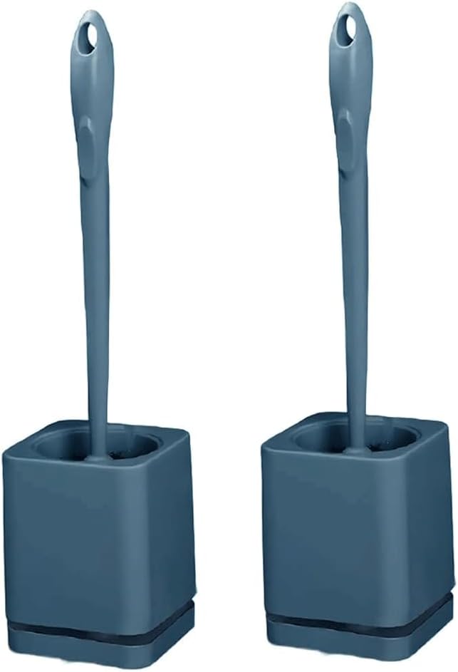 Toilet Scrubber Soft Hair Wall Mount Toilet Brush and Holder, Long Handle