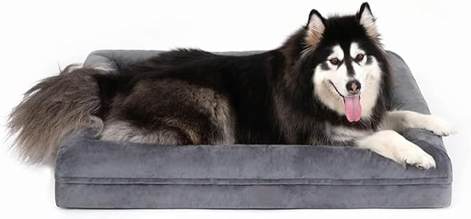 Cozy Washable Pet Bed: Fluffy, Plush Lounger & Soft Mattress for Small or Large Pets - Indoor, Portable Sleeping Mat for Ultimate Comfort (Large)