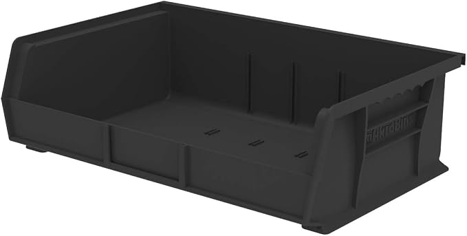 Akro-Mils 30255 AkroBins Plastic Storage Bins, Space-Saving Stackable Bins
