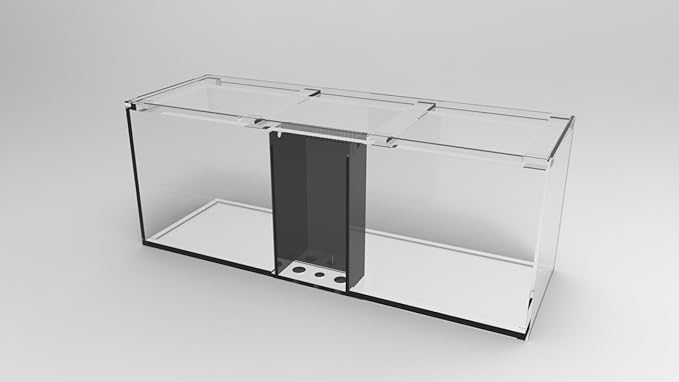210G Starfire Aquarium 72x24x28 H 15mm Built-in Overflow