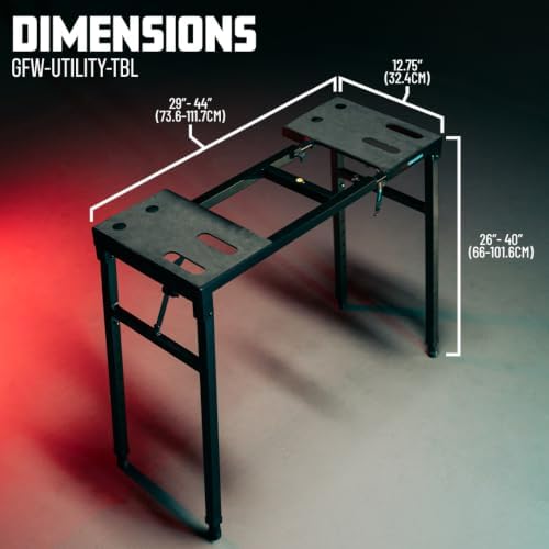 Gator Frameworks Utility Table for Keyboards and Mixers (GFW-UTILITY-TBL)