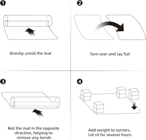 Office Chair Mat for Low-Pile Carpet 36" x 48", 2-Pack Office and Home Set