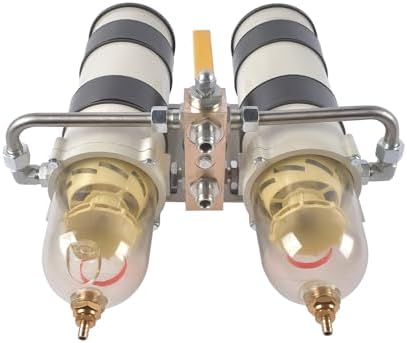 Fuel Filter Water Separator 751000FH 751000FH10 Replacement for Parker Racor Turbine Series 360 GPH 30 Micron Mobile Diesel Filtration Assembly