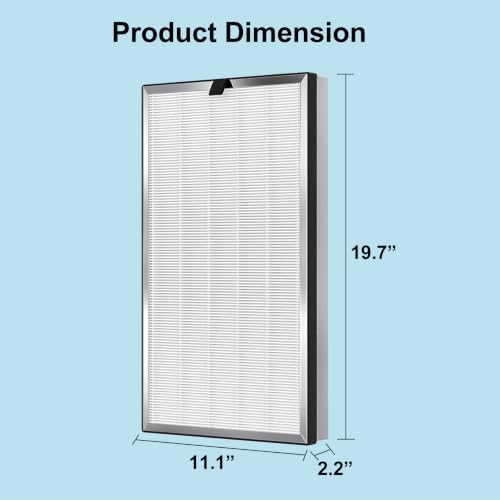 2 Pack 112 Replacement Filter Air Purifier V2.0 Compatible with MA Series 112, 3 in 1 Pre-filter, H13 True HEPA Filter and Activated Carbon Filter