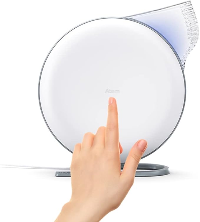 IQAir Atem Desk Air Purifier for Home, Small Room up to 150 sq ft, HyperHEPA