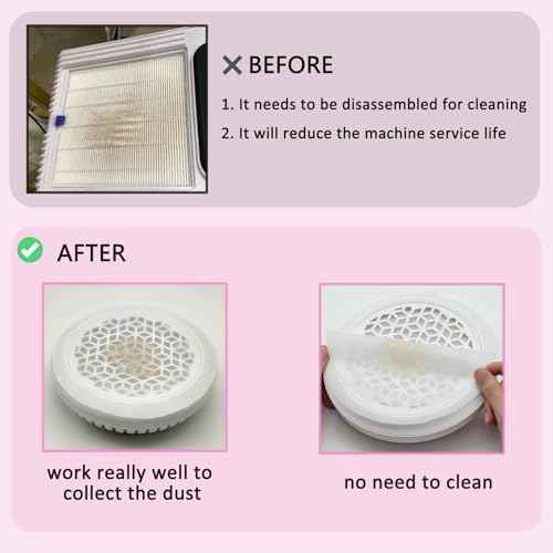 200 Sheets Nail Dust Collector Filter Disposable Nail Dust Filters for Most of Nail Dust Collector Machine Nail Vacuum Dust Collector Nail Tech for Nail Salon Nail Spa Nail Supplies Accessories