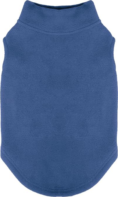 Gooby Boys X-Small Length (7 Inch) Stretch Fleece, Steel Blue, X-Small Length 7 US