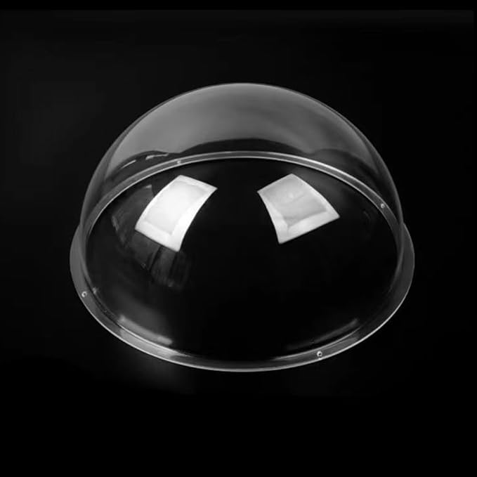 LOTOWELZON 5.5inch Acrylic Replacement Transparent Clear Camera Dome Cover Security Camera Housing Pet Dog Fence Window Skylight Window (ID140mm*H70mm/5.5 * 2.75in)