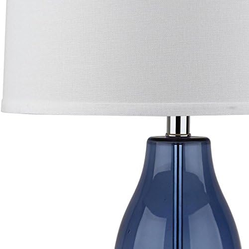 Safavieh Lighting Collection Mercurio Double Gourd Blue and White Table Lamp, Set of 2
