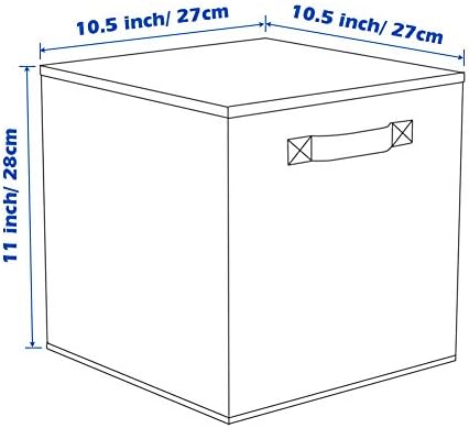 ShellKingdom Storage Bins, Foldable Fabric Storage Cubes And Cloth Storage