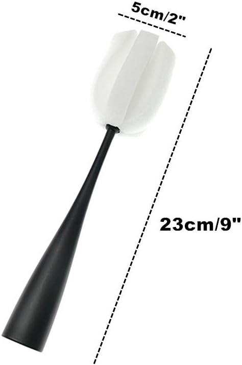 Long Handle Cup Bottle Cleaning Brush Sponge Pot Cleaner Scourer Washer