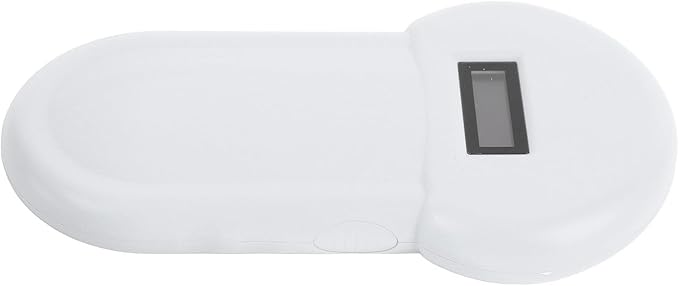 Fafeicy Pet Microchip Reader, Handheld ISO11784 85 FDX B Scanner with USB Charging and LCD Display, for Dogs Cats Pigs Cows Sheep Poultry Fish Animal Identification