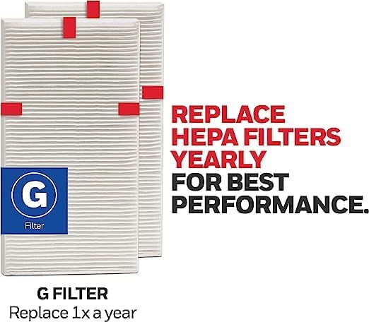 Honeywell Genuine HEPA Air Purifier Filter G, Airborne Allergen Air Filter