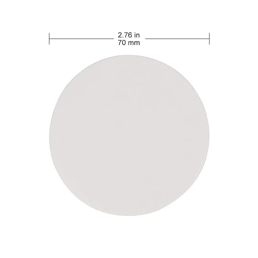 Labasics Qualitative Filter Paper Circles, 70 mm Diameter Cellulose Filter Paper