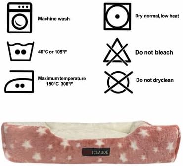 Otis & Claude Coral Velvet Pet Bed – XL/Large Pink Dog Bed, Ultra-Soft Washable Sofa-Style Cushion for Big Dogs, Heavy-Duty Chew-Resistant, Waterproof & Odor-Free Indoor Dog Bed (90" x 70")