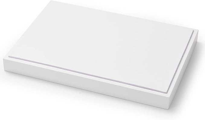 Oirlv Premium White Leather Stackable Jewelry Tray 18 Gird Necklace Bracelet