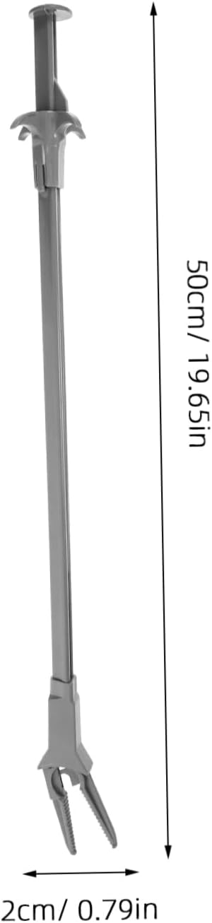 IMIKEYA Long Aquarium Tongs - 20 Inch Plastic Tweezers for Easy Plant Maintenance and Fish Feeding - Ideal Aquarium Grabber Tool for Freshwater and Saltwater Tanks