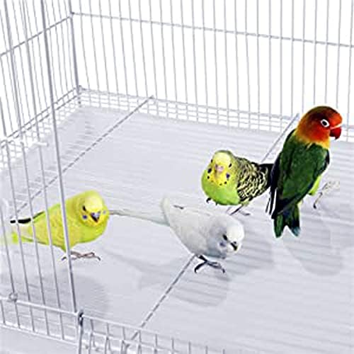 Lot of Breeding Bird Flight Cages for Canary Parakeet Aviaries Budgies Lovebird Finch (Large 30" White Divider)