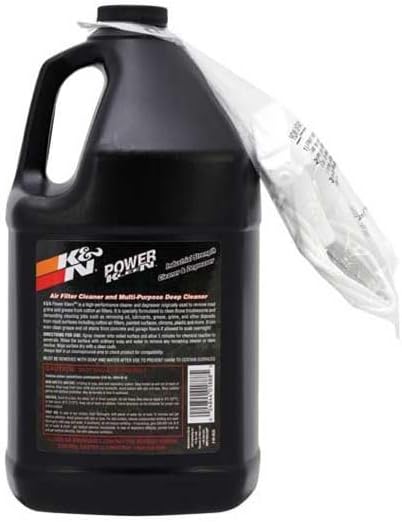 K&N Air Filter Cleaner and Degreaser: Power Kleen; 1 Gallon; Restore Engine Air