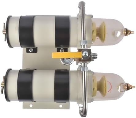 Fuel Filter Water Separator 751000FH 751000FH10 Replacement for Parker Racor Turbine Series 360 GPH 30 Micron Mobile Diesel Filtration Assembly