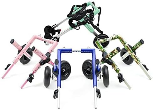 Walkin' Wheels Lightweight – for Small Cats 2 to 20 Pounds – Veterinarian Approved – Cat Wheelchair for Back Legs, for Cats 11-20 lbs, 9-13 inches Leg Height – Pink