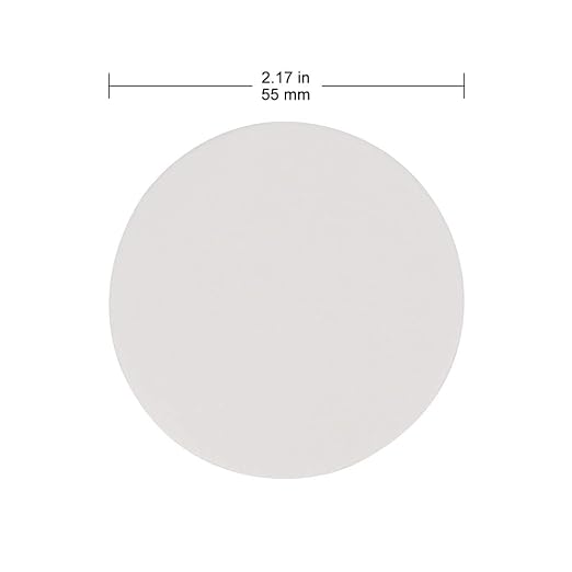 Labasics Qualitative Filter Paper Circles, 55 mm Diameter Cellulose Filter Paper