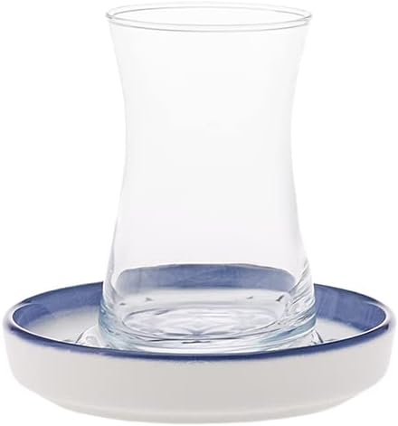 KARACA Zeher Turkish Tea Glasses Set of 12, Tea Cups