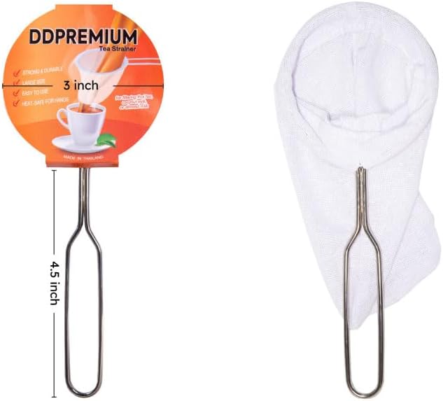 Traditional Thai Style Tea Filter Stainless Steel Size 3 Inches Friendly Using