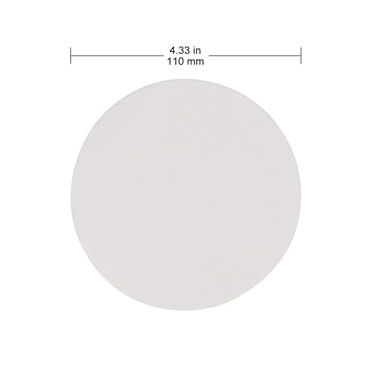 Labasics Qualitative Filter Paper Circles, 110 mm Diameter Cellulose Filter