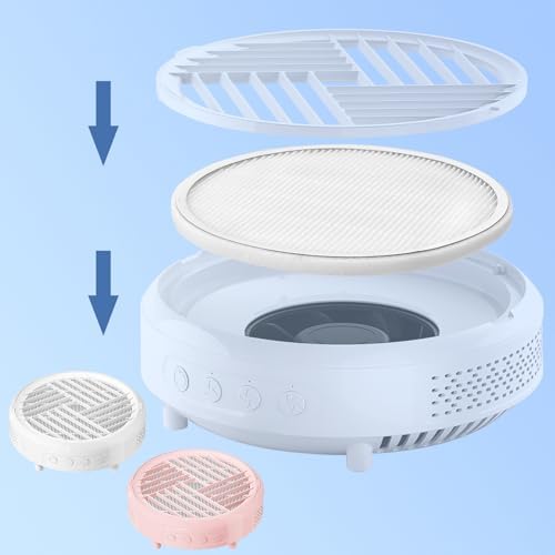 5 Pack Nail Dust Collector Filter Compatible for MelodySusie HPro SProR Nail Dust Collector, Replacement Filters for Nail Dust Vacuum Machine, Salon & Home Manicure Accessories