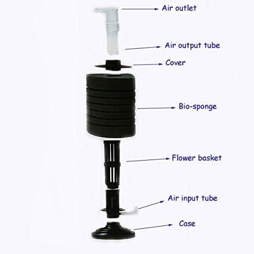 CNZ XY-2893 Air Driven 10 Layer Biochemical Bio Sponge Filter